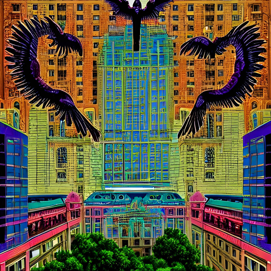 #RockefellerCenter #StrangeCreatures #DigitalSurrealism #NYCArt #NFTCollection #NFTartist #printsforsale #Uniqueart #contemporaryart #abstractexpresionism #NFTcommunity #Digitalartist #abstractartist #NFT #NFTart #AIart #GeometricArt #AbstractArt #NFTcoll